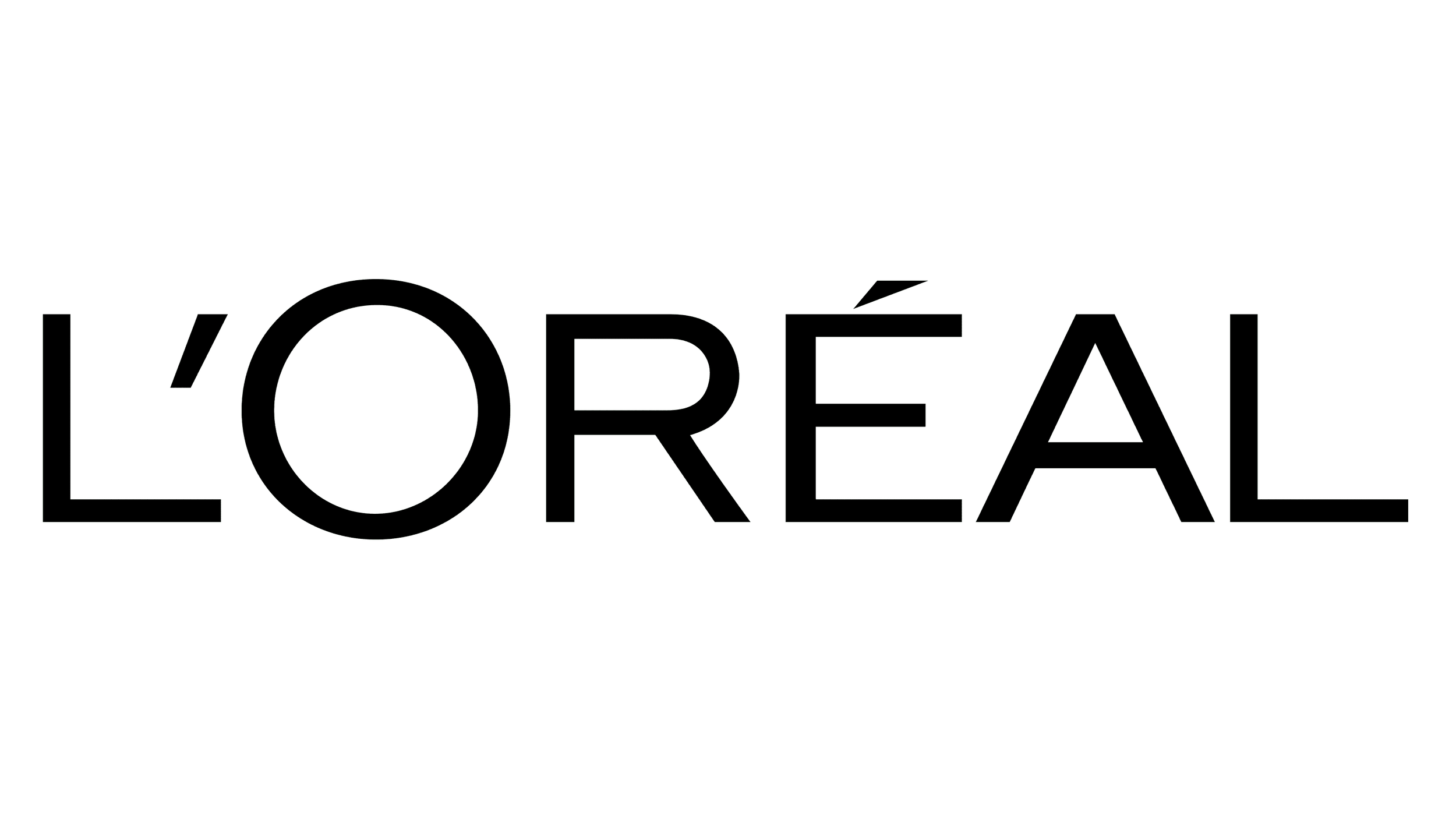 The L'ORÉAL logo in black