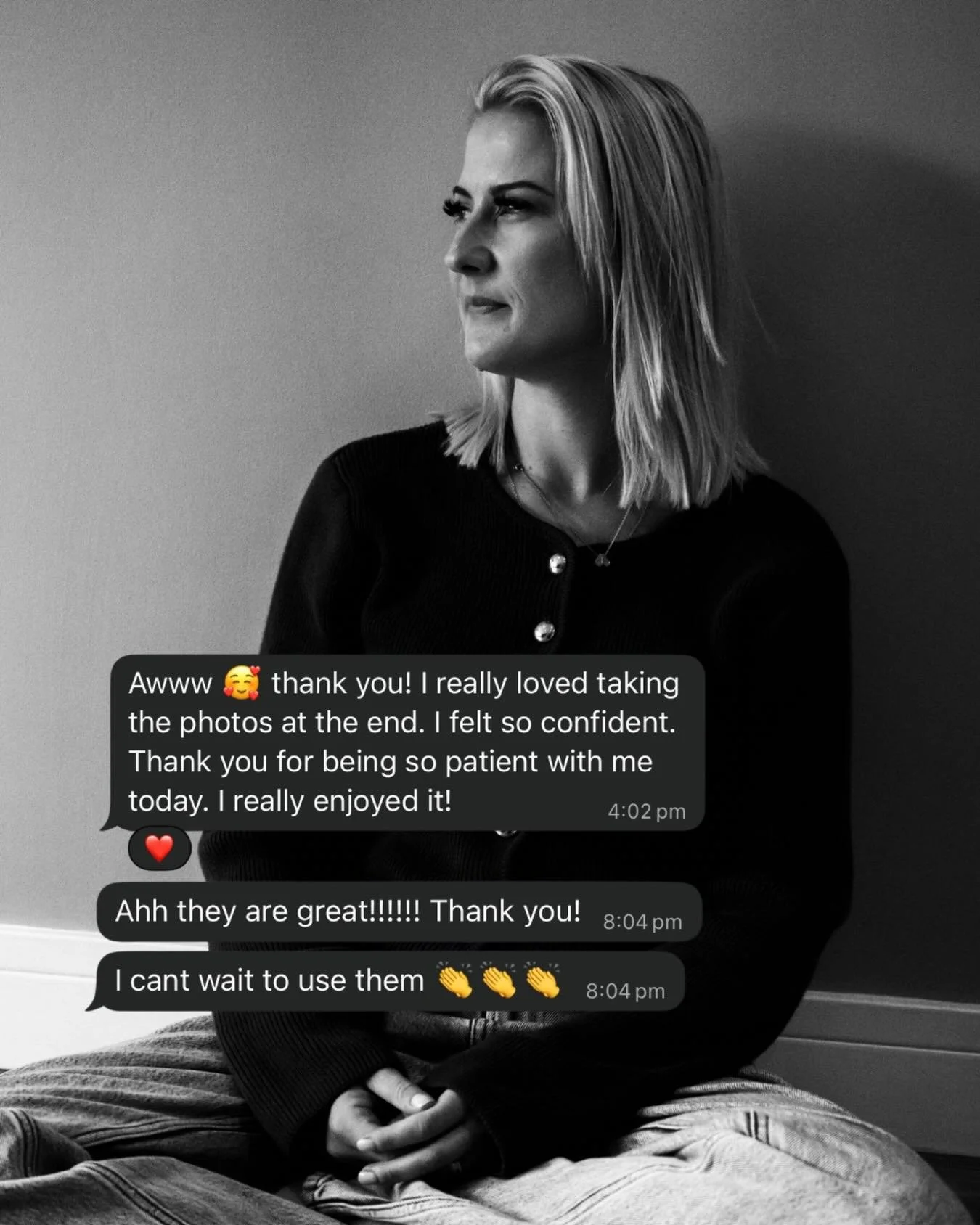 One of the best things about the work I do, is getting feedback like this 🥰

I know how it feels to be self-conscious, lack confidence and embarrassed to be seen to be &lsquo;showing off&rsquo;. And getting in front of the camera, when you&rsquo;re 