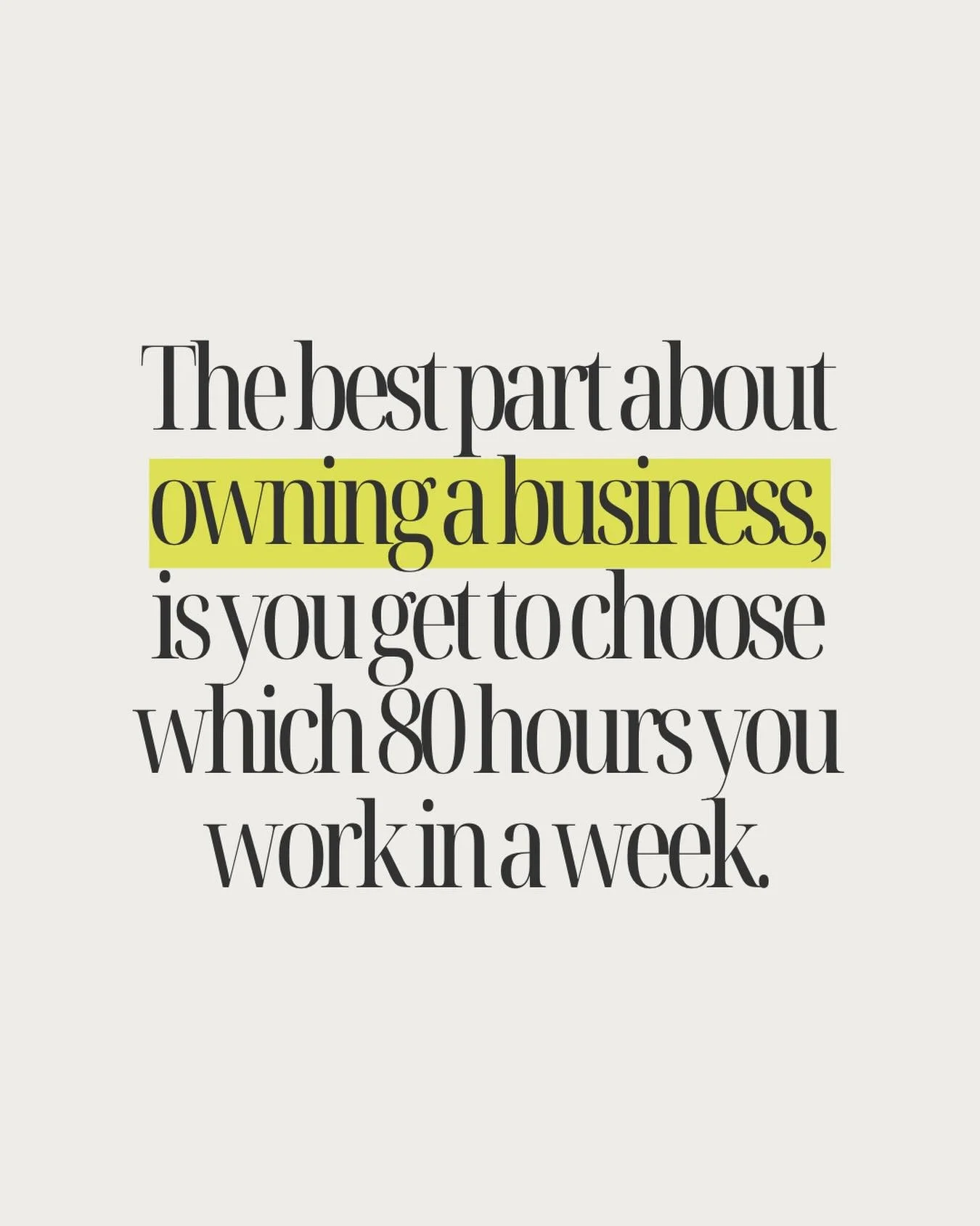 This is shared as a bit of a joke, but actually it is reality for so many business owners! 

When I worked in corporate (before doing a degree and then running a business alongside working full time), I completely took for granted how &lsquo;on&rsquo