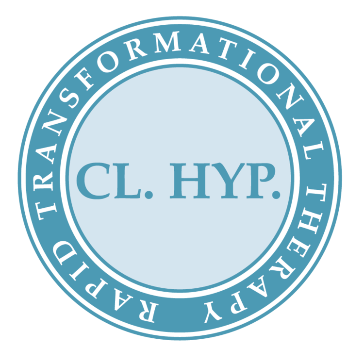 Circular logo with the text 'CL. HYP.' in the center, surrounded by a ring that reads 'THE EARPY TRANSFORMATIONAL' repeated twice.