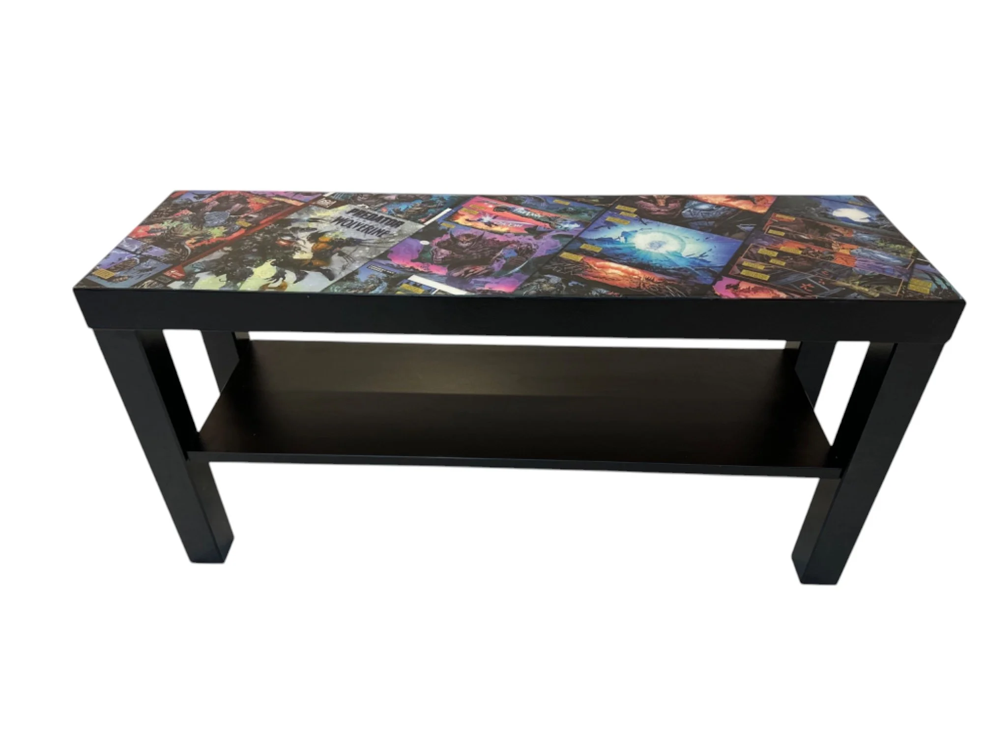 SOLD - Long Side Table (Predator vs Wolverine)