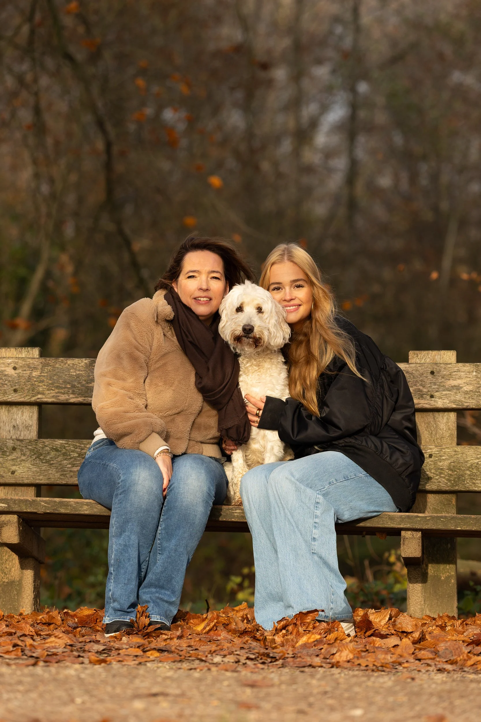 Hondenfotografie samen op een mooie plek