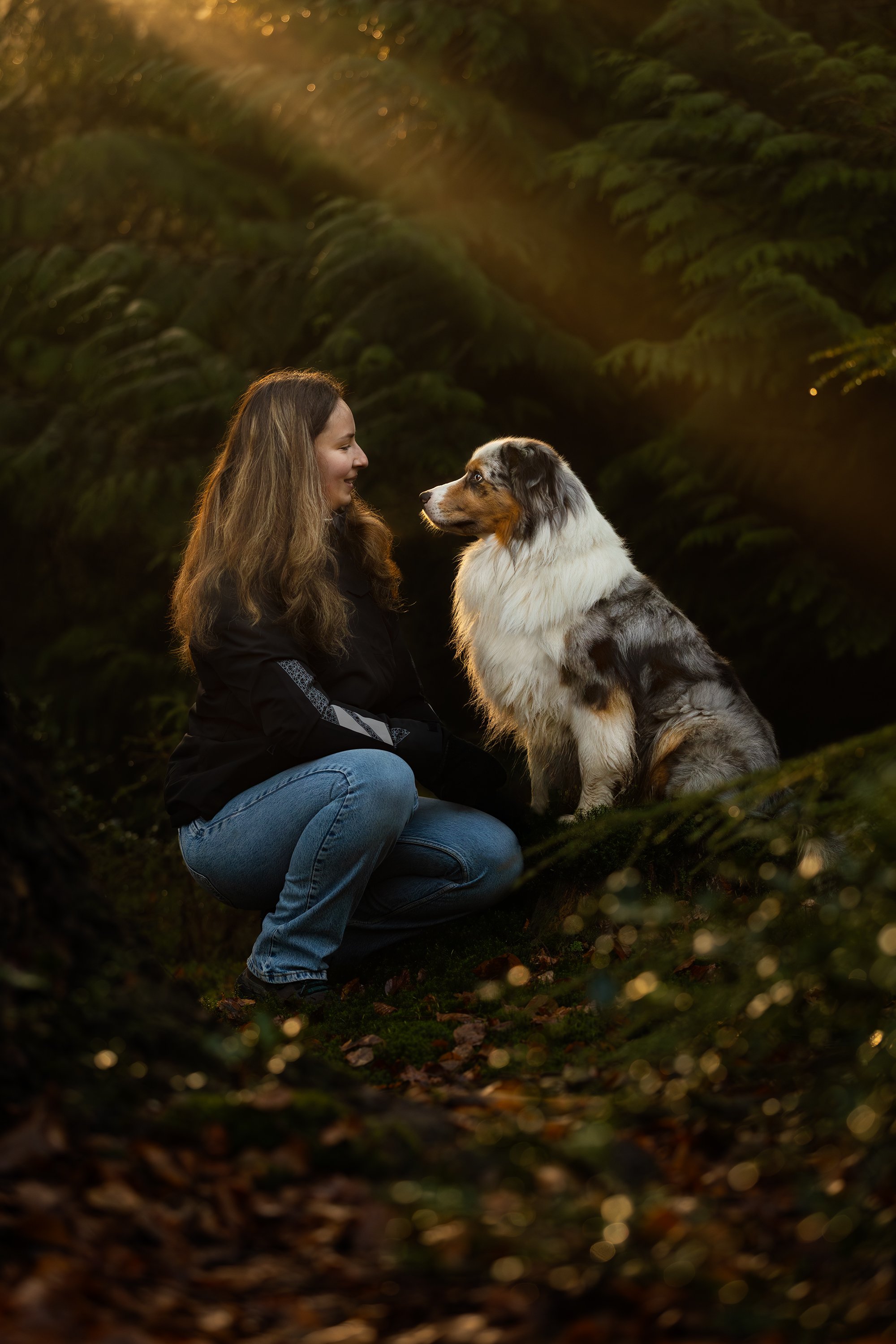 Fotoshoot samen met hond
