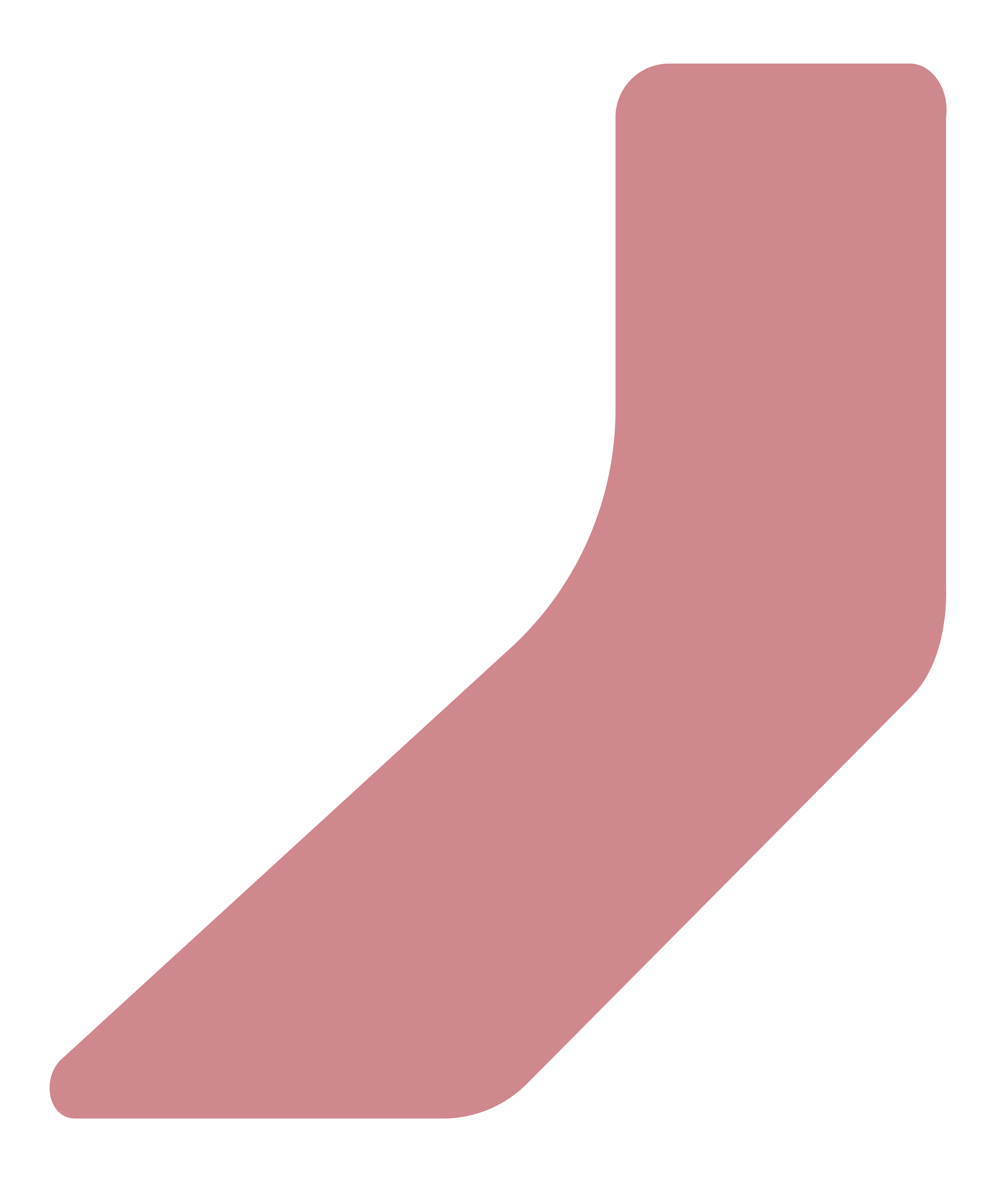 A logo with a stylized 'L' in black and red colors.
