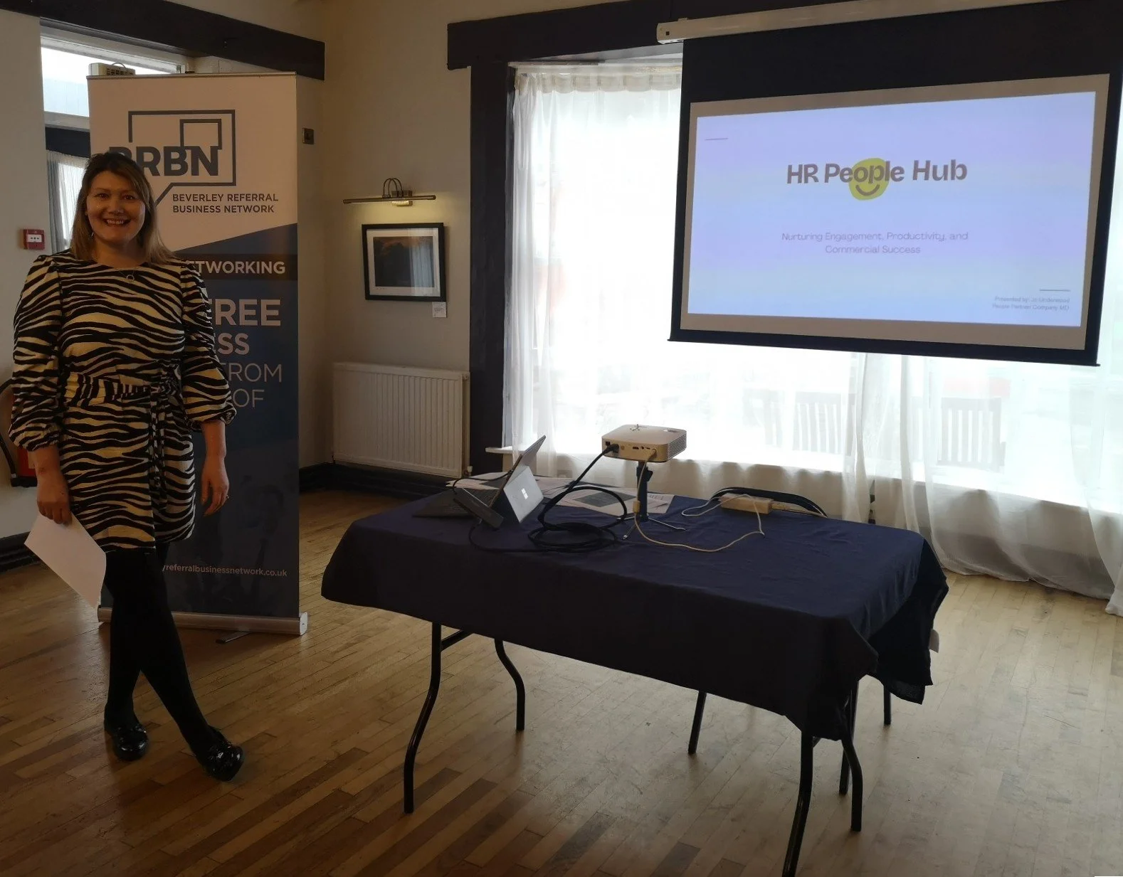 BRBN welcomes 10 minutes from Jo showcasing her business the HR People Hub