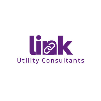 Logo for Liak Utility Consultants with purple text on a white background.