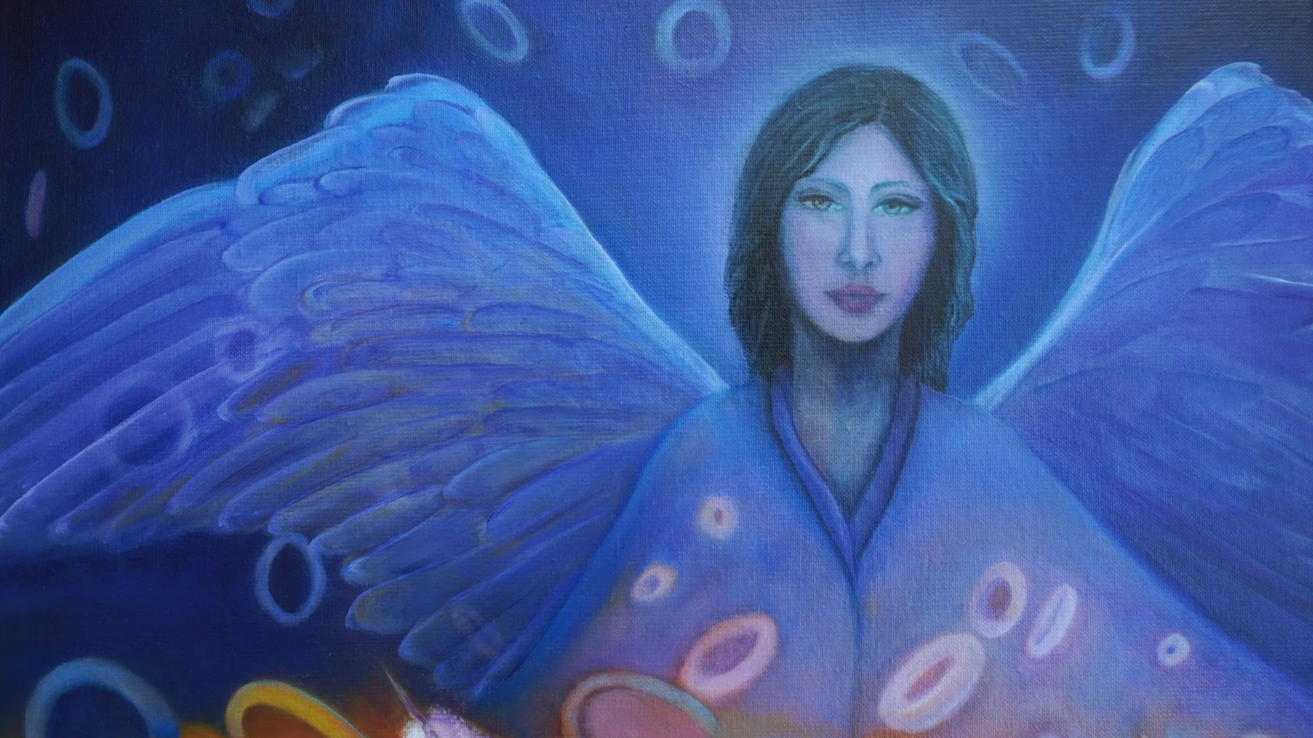 The Dreamcatcher  -Oil on canvas - Edith Perez Art