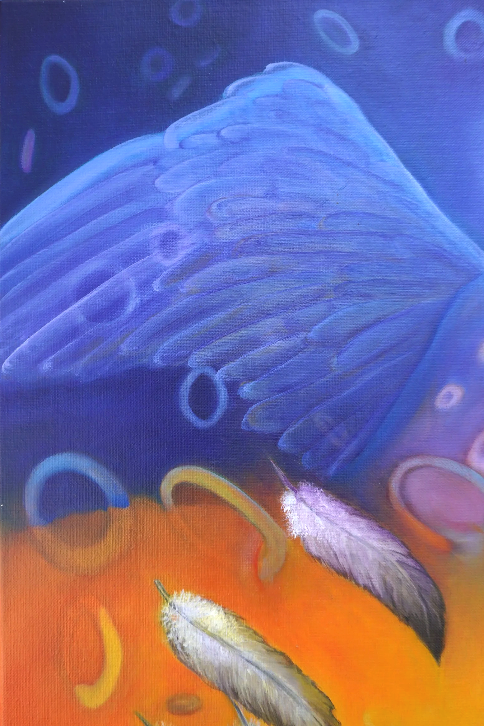 The Dreamcatcher  -Oil on canvas - Edith Perez Art