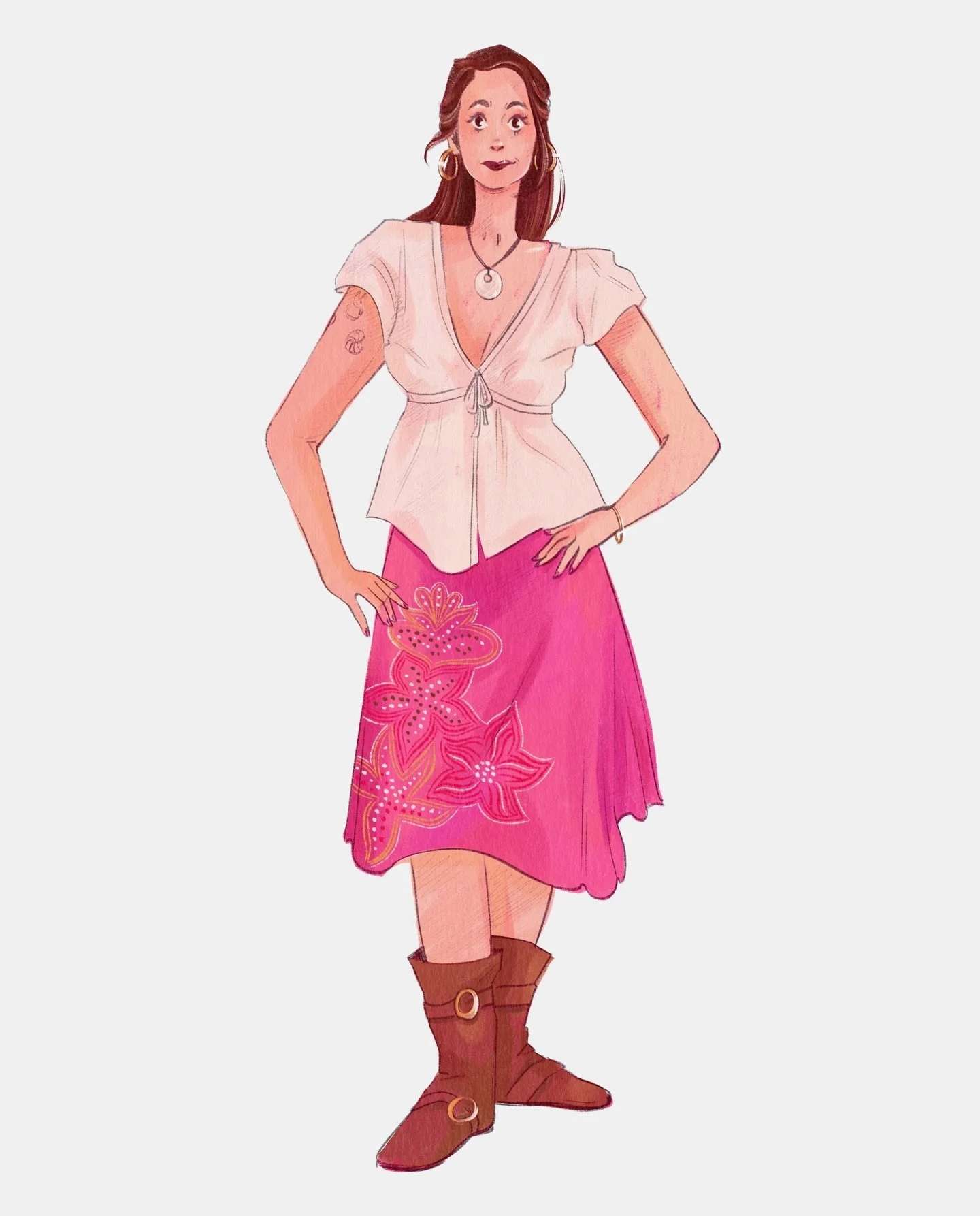 A little bit country #ootd #illustration #outfitoftheday