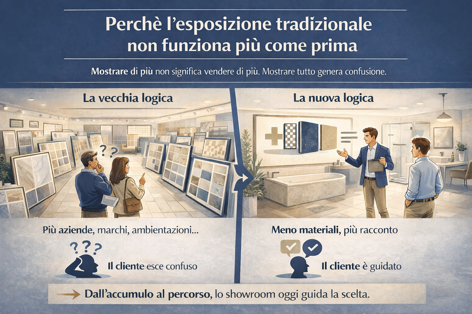 Perché l’esposizione tradizionale non funziona più come prima