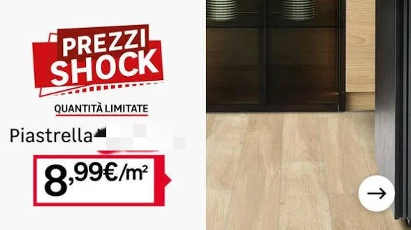 Si vendono ancora piastrelle al metro quadro. Anche quando si vende lusso.