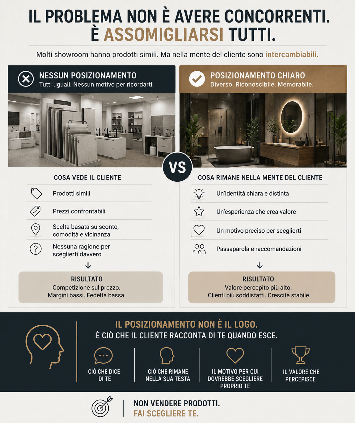 Molti showroom cosa rappresentano davvero nella mente del cliente?
