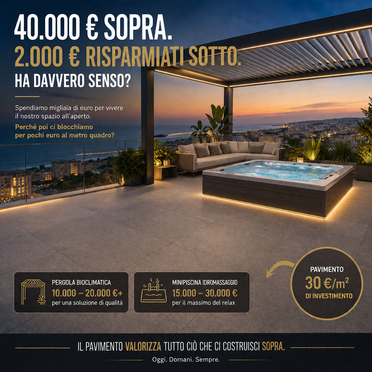 40.000 € sopra. 2.000 € risparmiati sotto. Ha davvero senso?