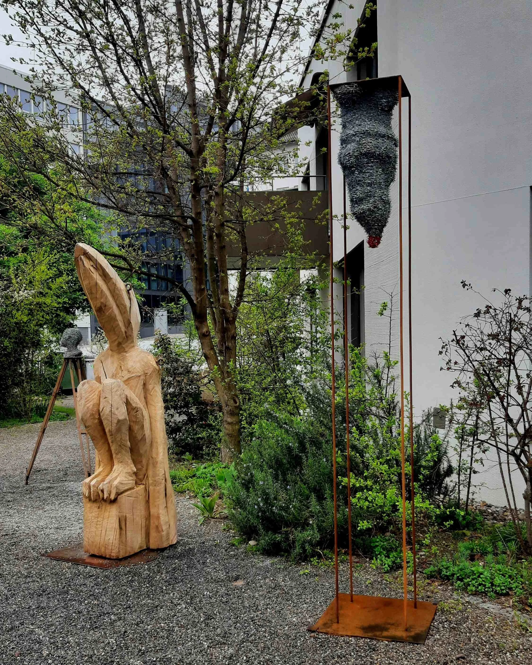 verso, 2021, Stacheldraht