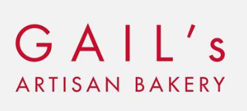 Gail's Artisan Bakery logo with the bakery's name in red text