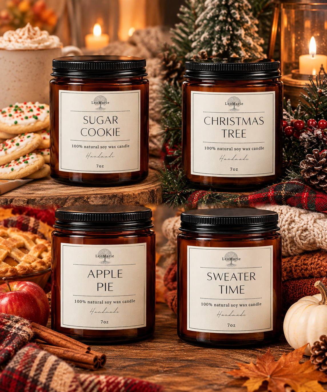 Holiday 7oz Candle Scents