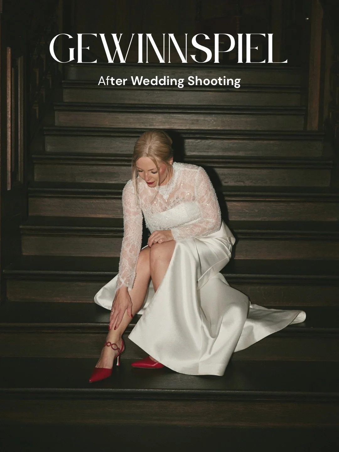 ✨GEWINNSPIEL AFTER-WEDDING-SHOOTING ✨

Euer Hochzeitstag war wundersch&ouml;n.
Und gleichzeitig unfassbar schnell vorbei. 

Das Paarshooting?
Oft nur ein kurzer Moment dazwischen.
Mit Gedanken bei den G&auml;sten, beim n&auml;chsten Programmpunkt, be