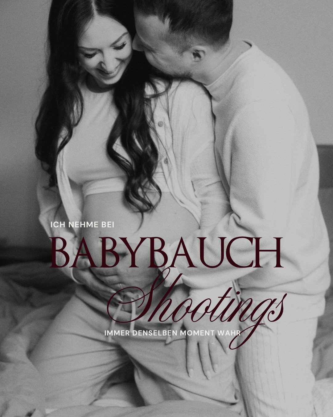 Ich nehme bei Babybauchshootings immer denselben Moment wahr.

Am Anfang sind viele Frauen noch total im Kopf.

Wie sie stehen.
Wie sie aussehen.
Was sie mit ihren H&auml;nden machen sollen.

Und genau deshalb arbeite ich auch nicht mit diesen komple