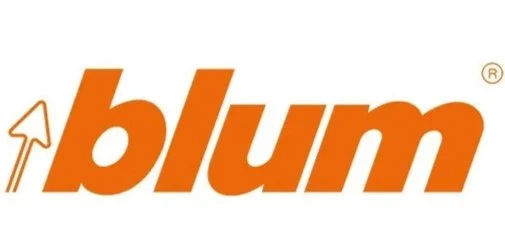 The logo of Blum, a company with orange text spelling 'blum' and an upward arrow.