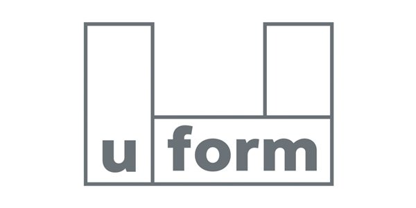 Logo with a stylized letter 'u' and the word 'form' inside a rectangular outline.
