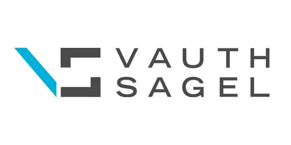 Vauth Sagle logo with a stylized letter 'V' in blue and gray and the words 'Vauth Sagle' in uppercase letters.