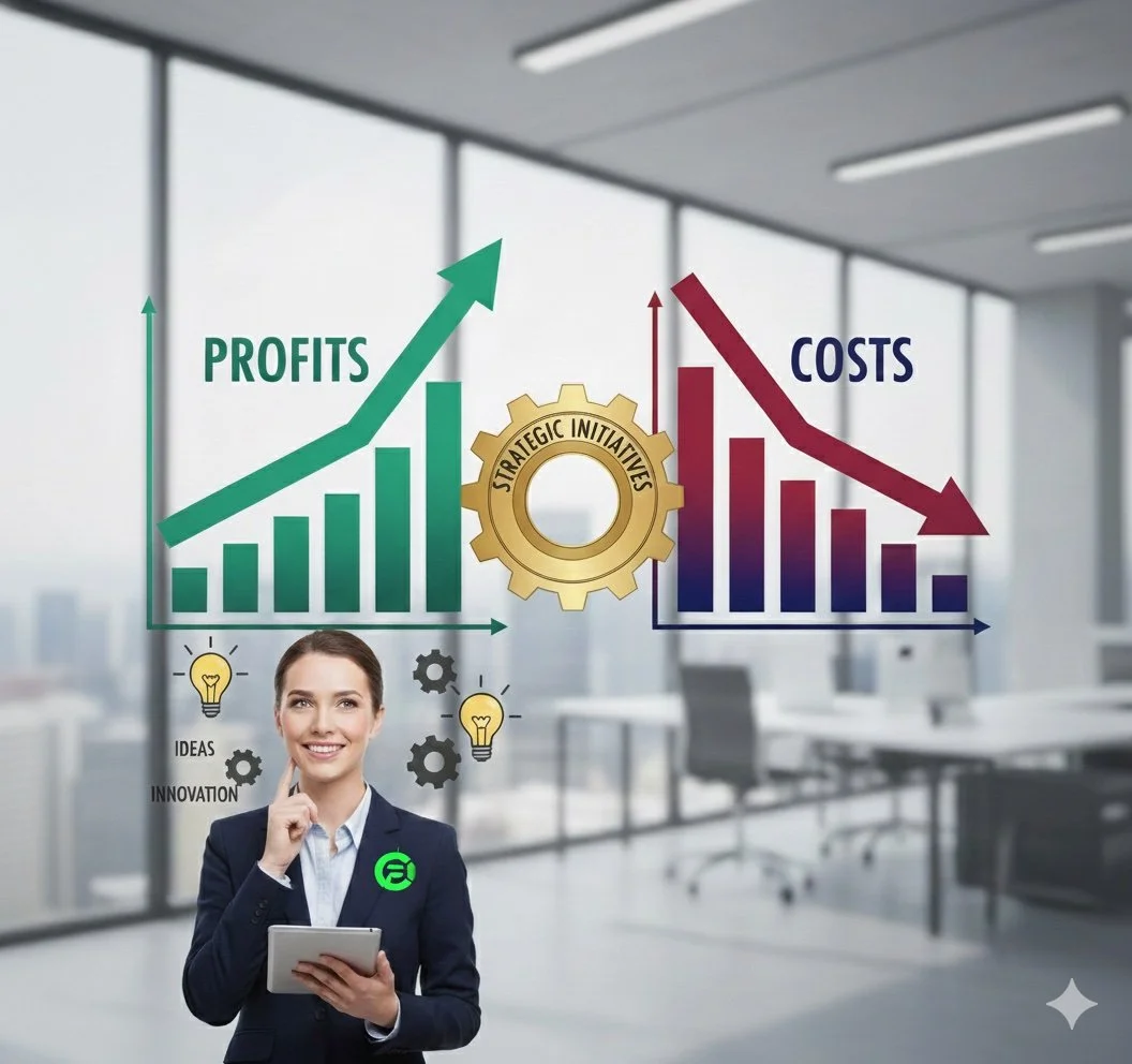 A Fractional CFO woman of Cincinnati and Northern Kentucky that is increasing a companies profits and reducing their costs at a cheaper rate than a normal CFO.