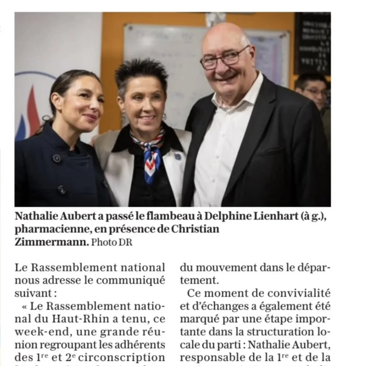 Une nouvelle étape pour notre circonscription