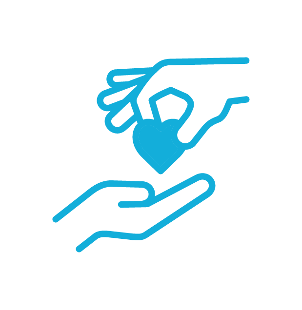 Icon of a person holding a sign with a Euro currency symbol.