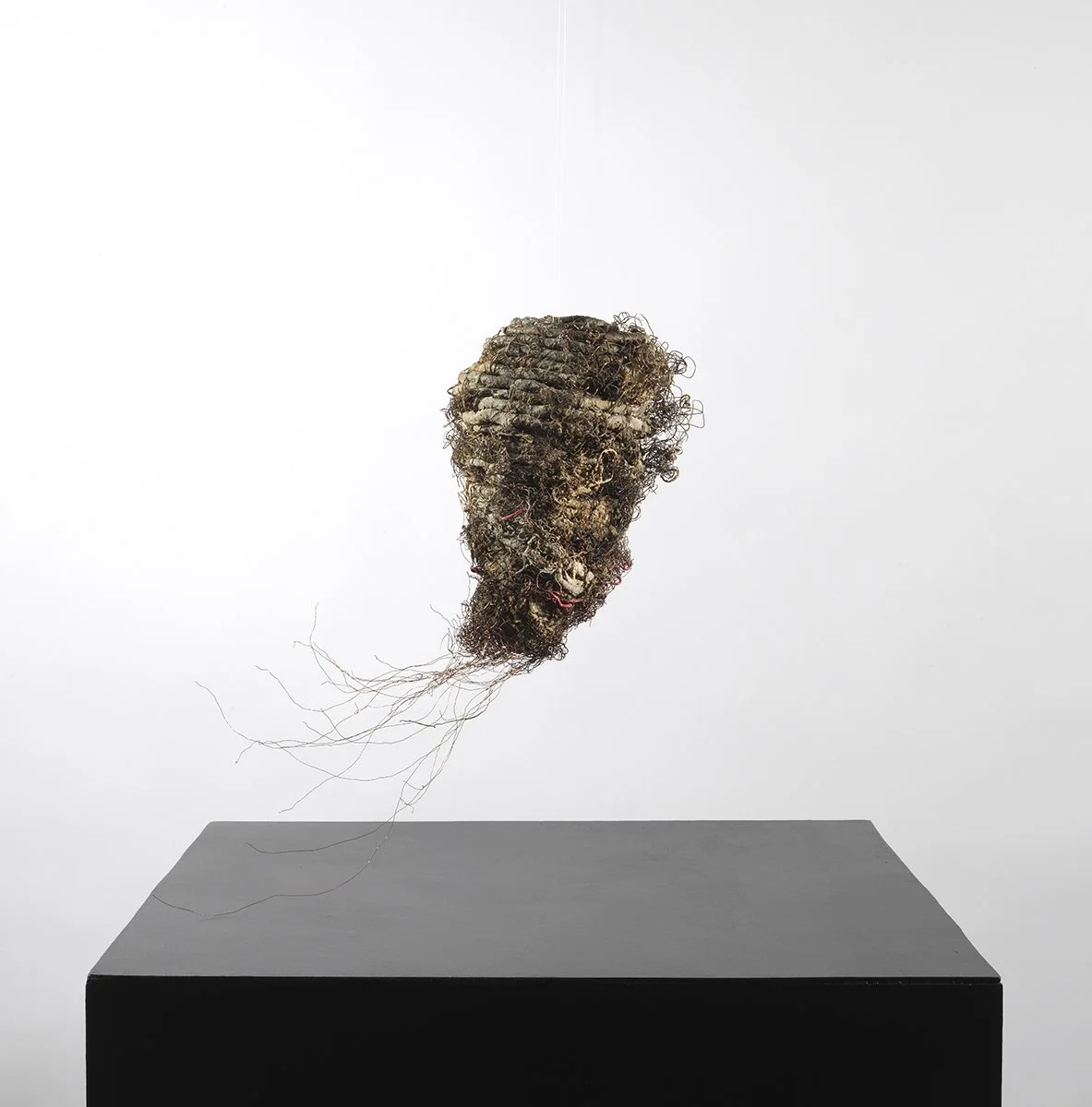 TiNan #82a, cotton cord, copper wire, coated wire, rice paste, pigment