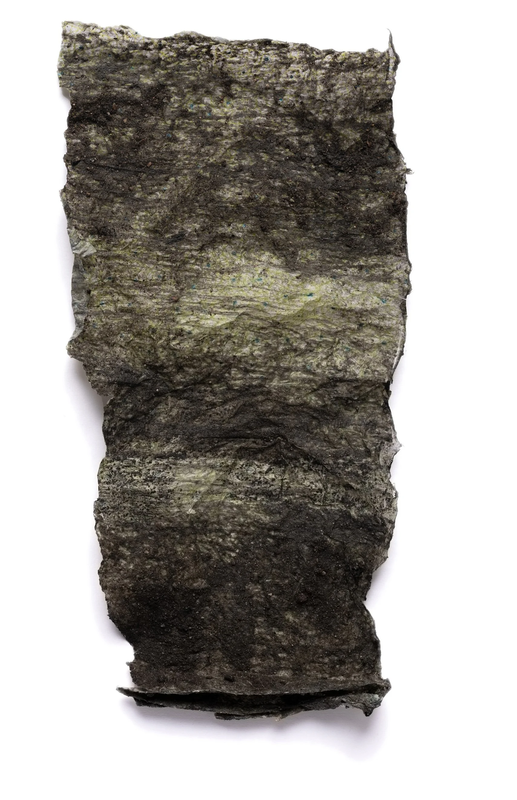 11" x 5 1/2", ink, raw pigment, rice paste, mud