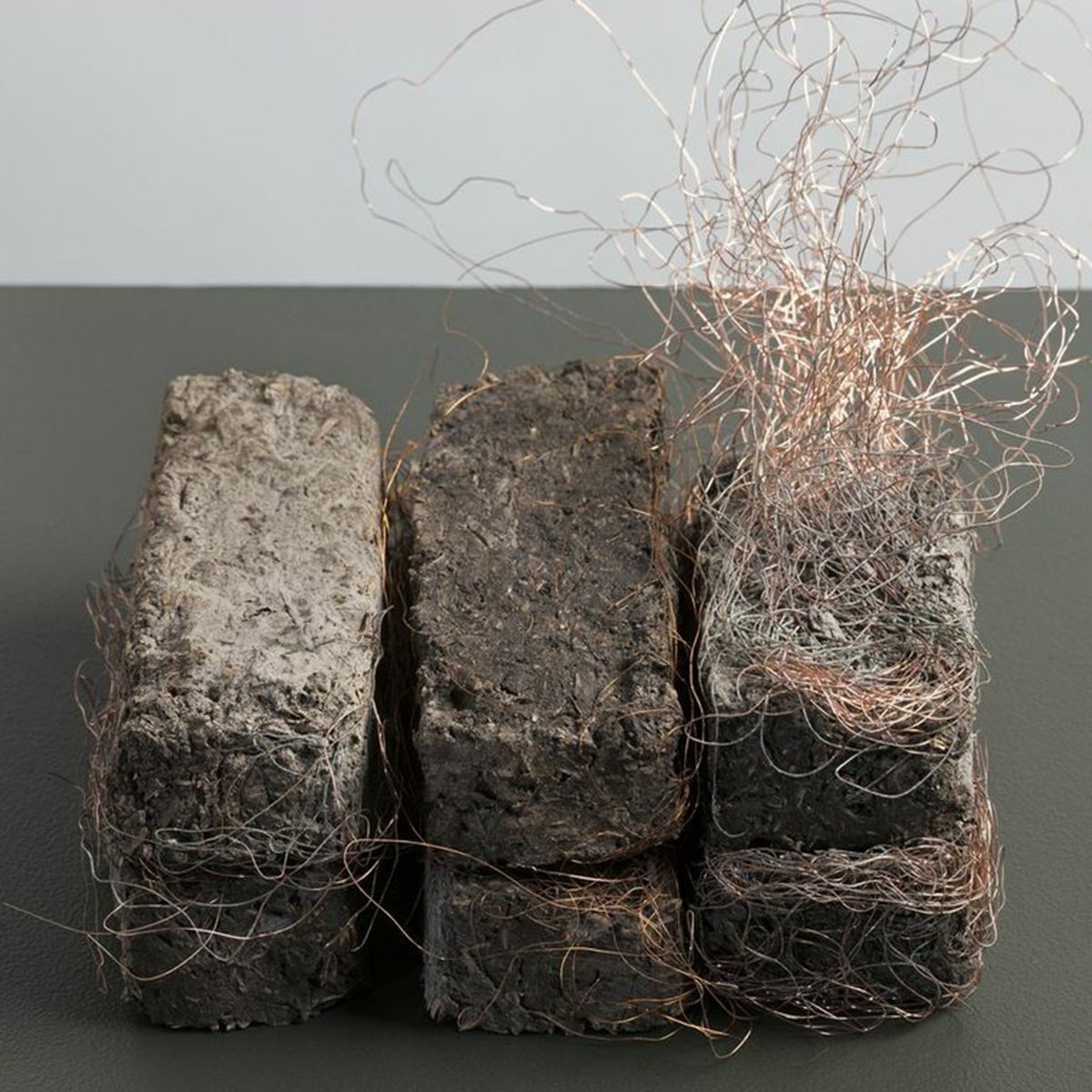 Ground Work #1, copper wire, mud