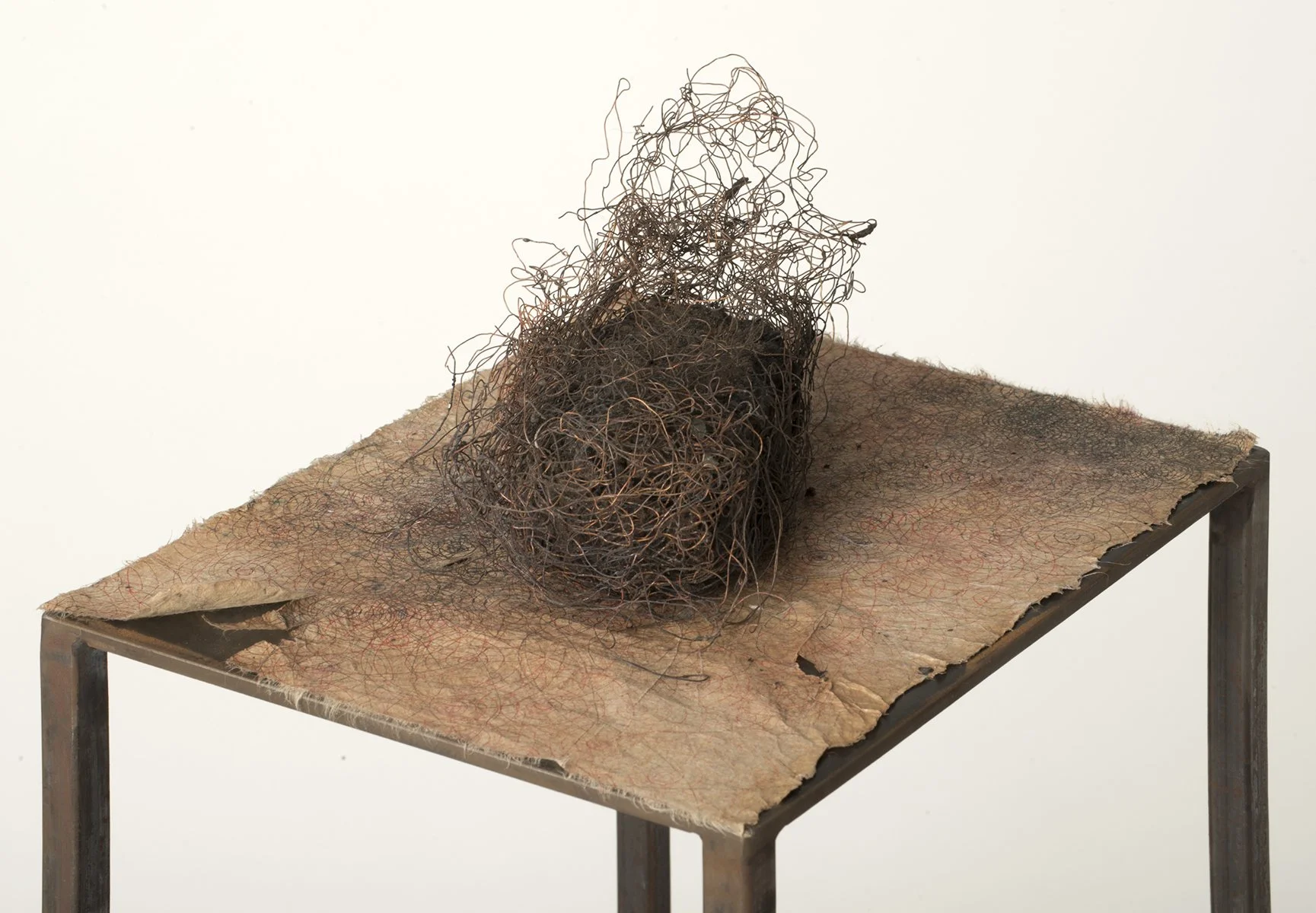 Ground Work #4a, copper wire, mud