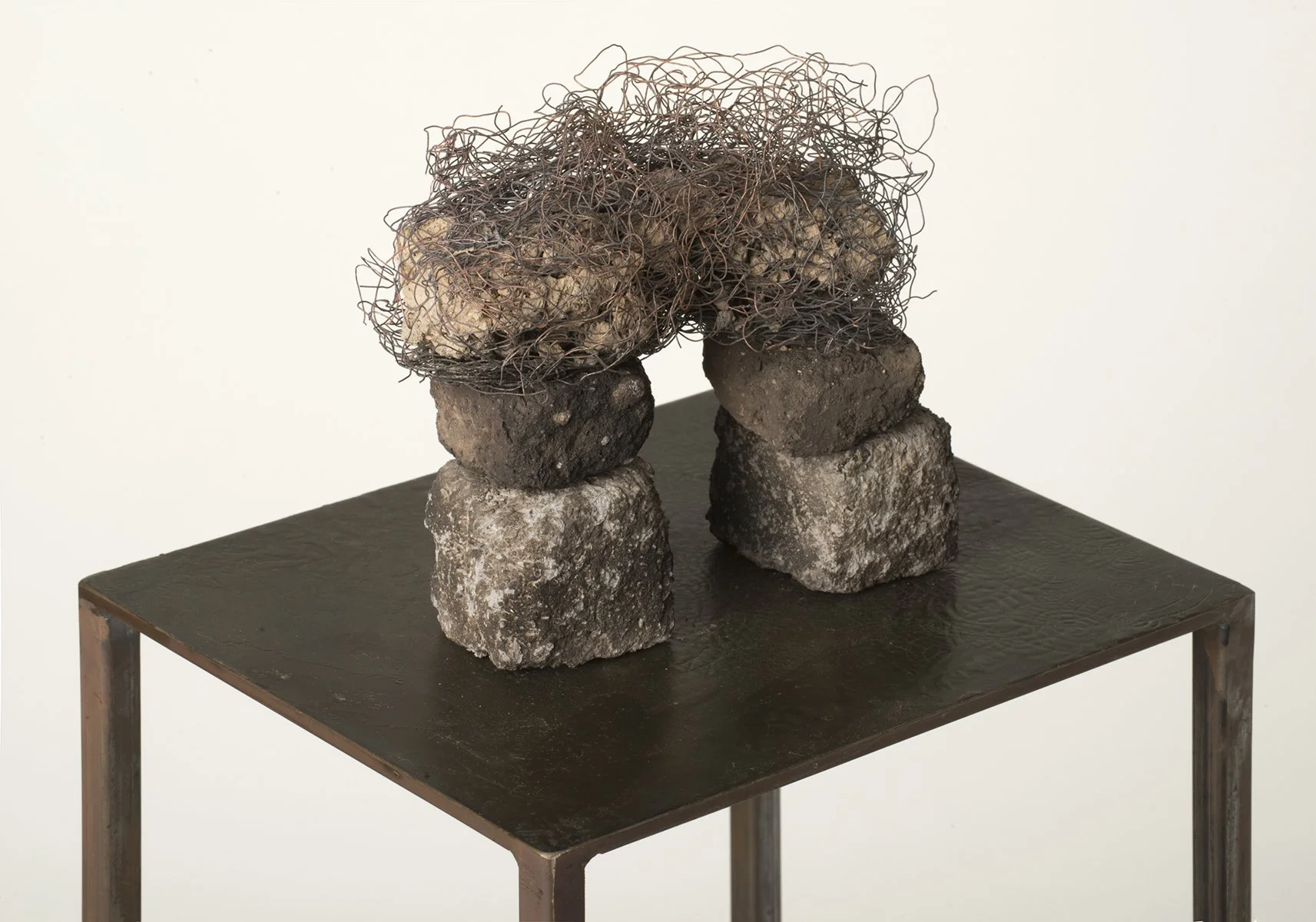 Ground Work #5b, copper wire, mud