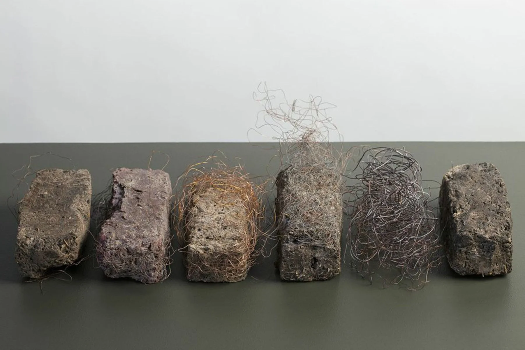 Ground Work #3, copper wire, mud