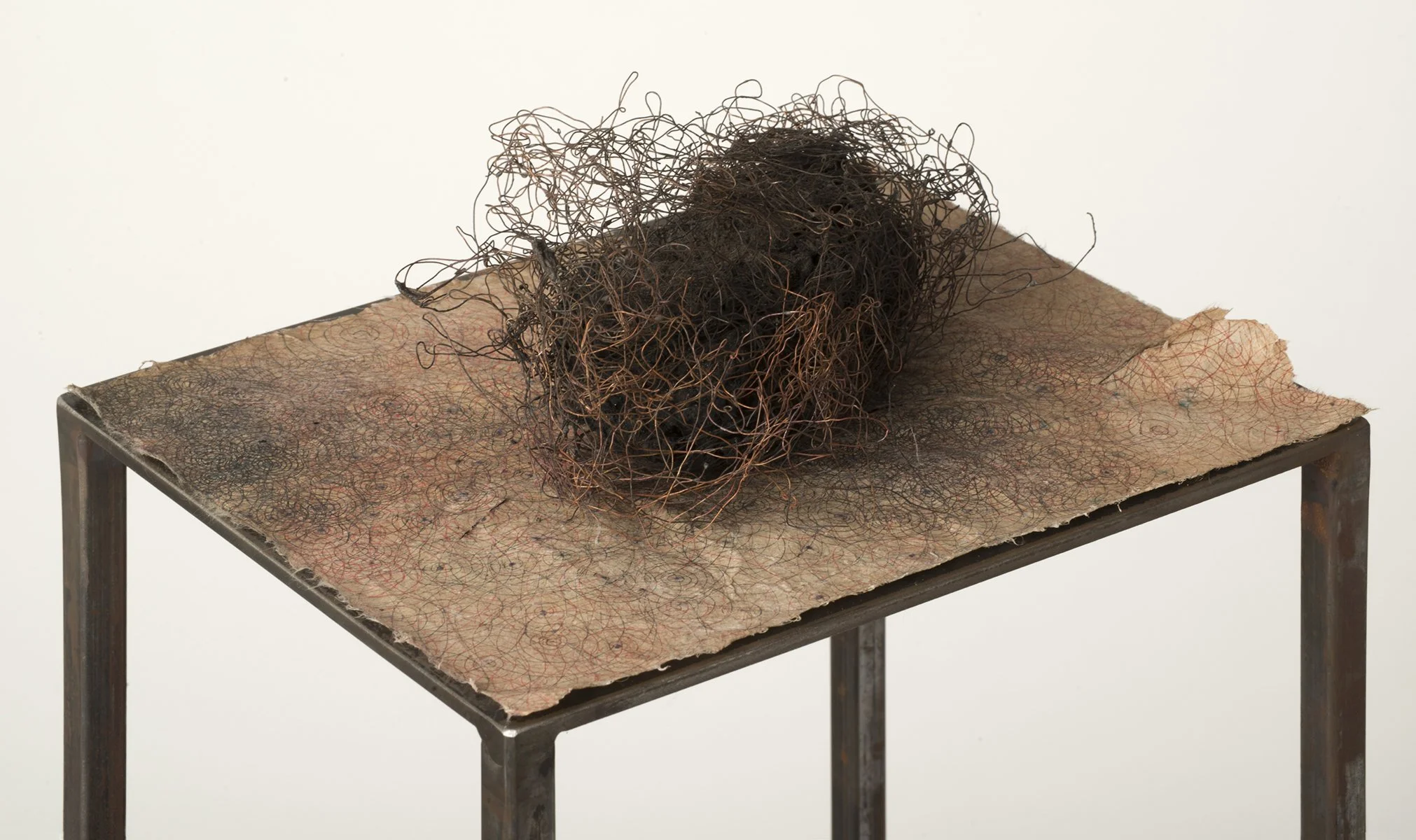 Ground Work #4b, copper wire, mud