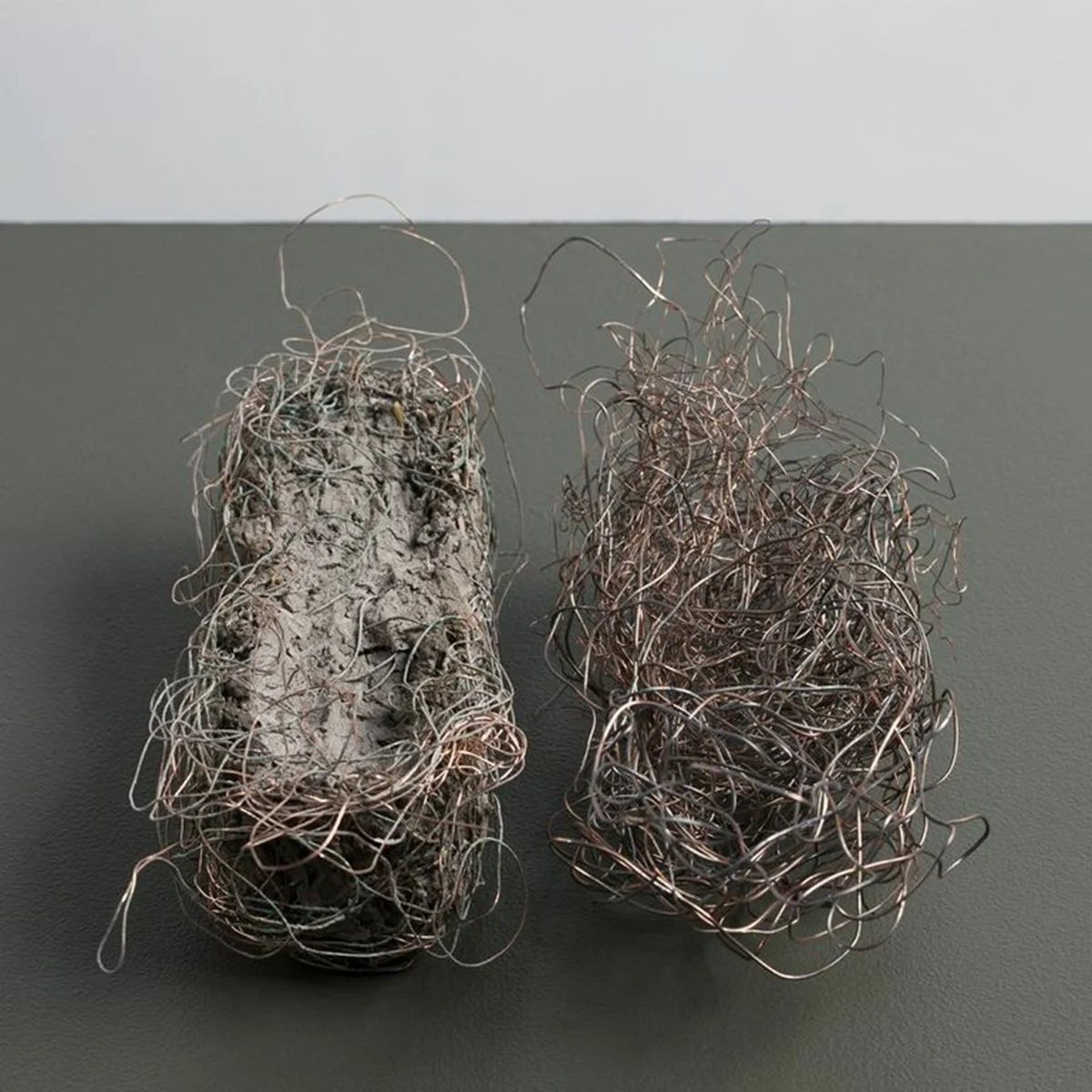 Ground Work #2, copper wire, mud