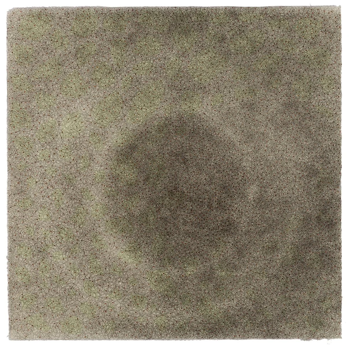 Loci I #3, ink and acrylic paint, 22” x 22”