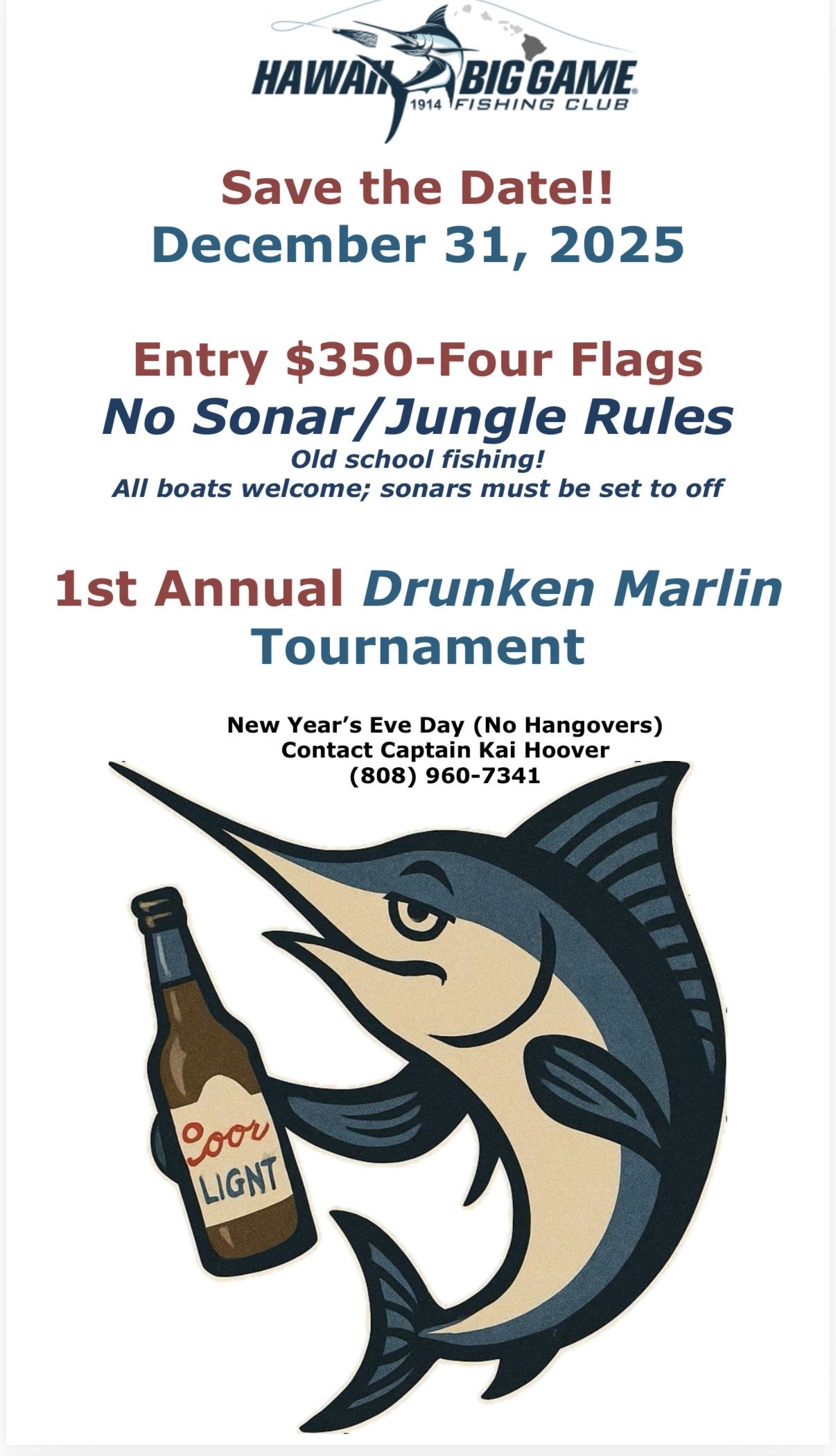 Drunken Marlin Tournament