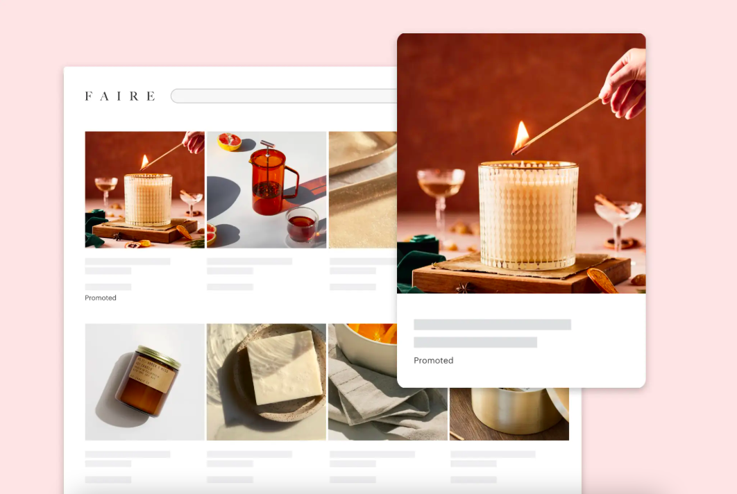 Faire Wholesale Paid Listings