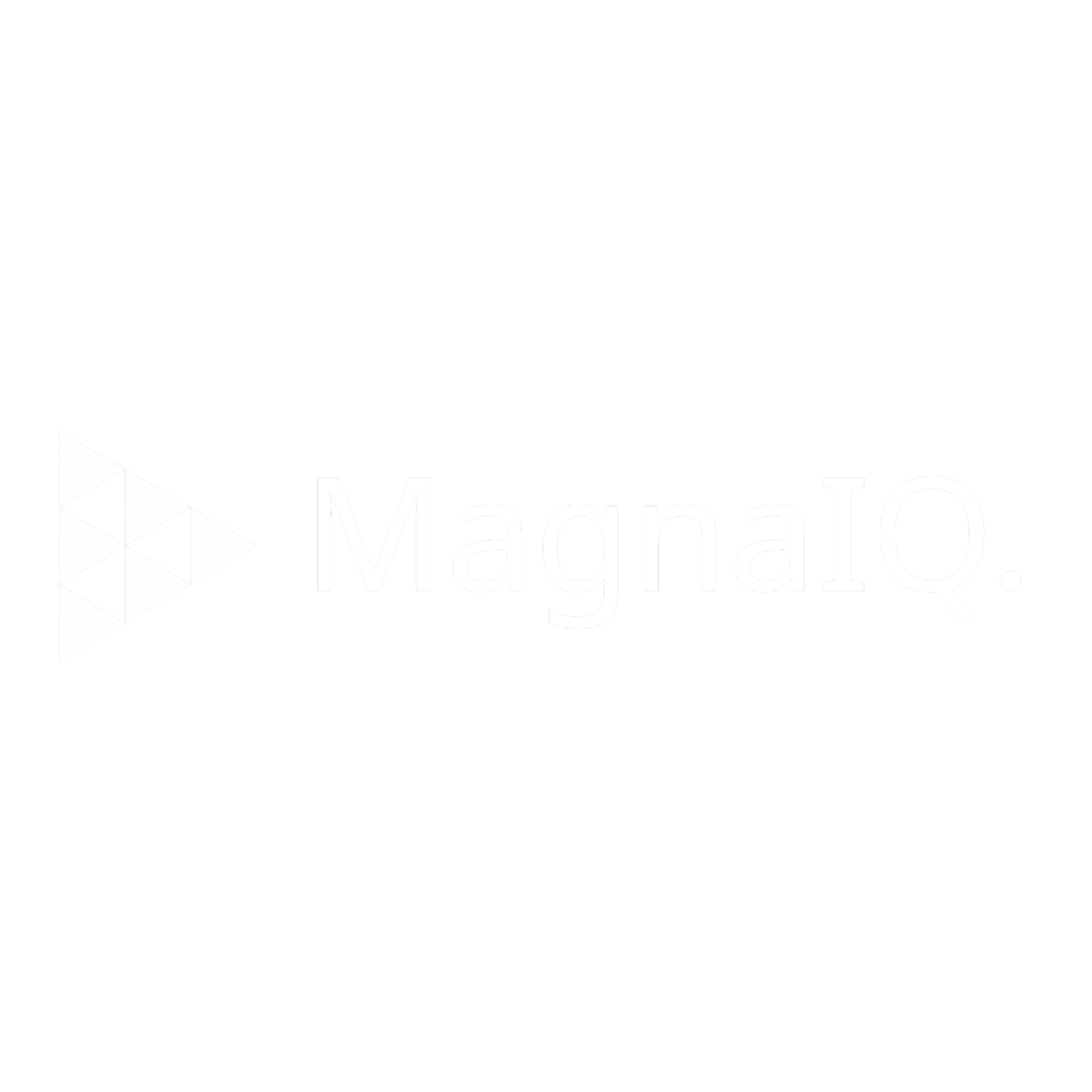 MagnaIQ logo white