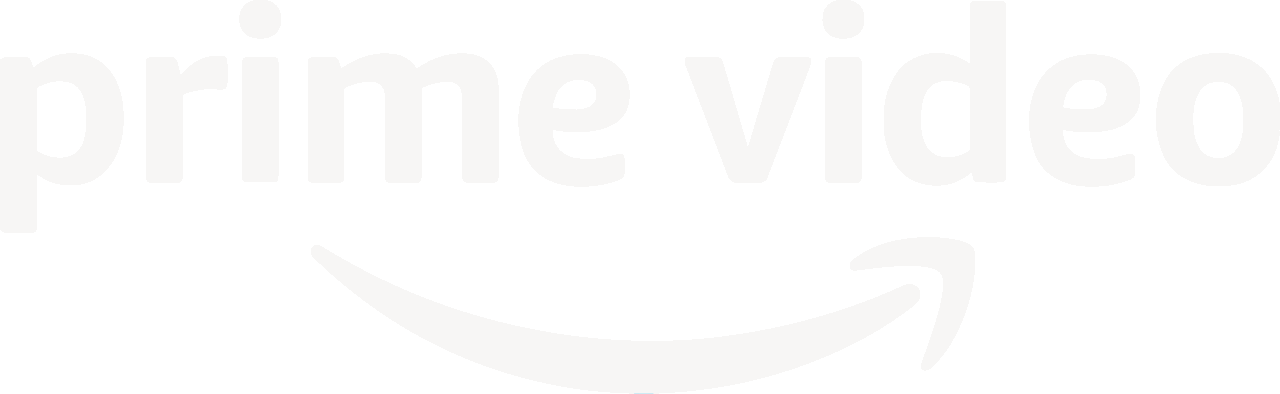Amazon Prime Video logo with white text and a curved arrow underneath on a black background.