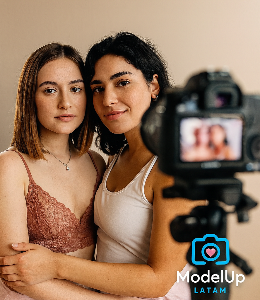 Modelos posando ModelUp LATAM