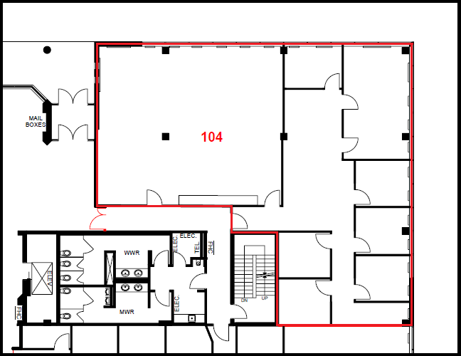 1431 Merivale Road — First floor — merivale-1st — unaltered source plan