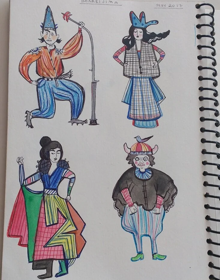 costume doodle