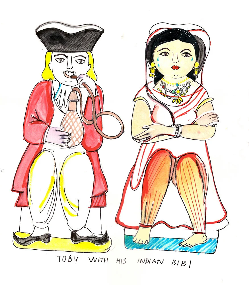 Toby as a White Mughal