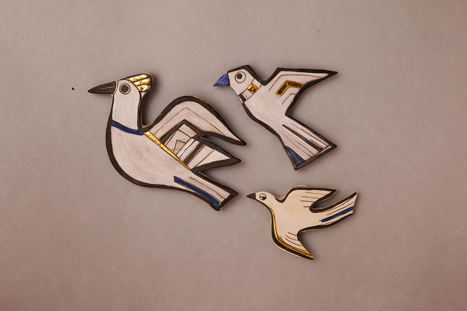 Birds in Flight detail 1