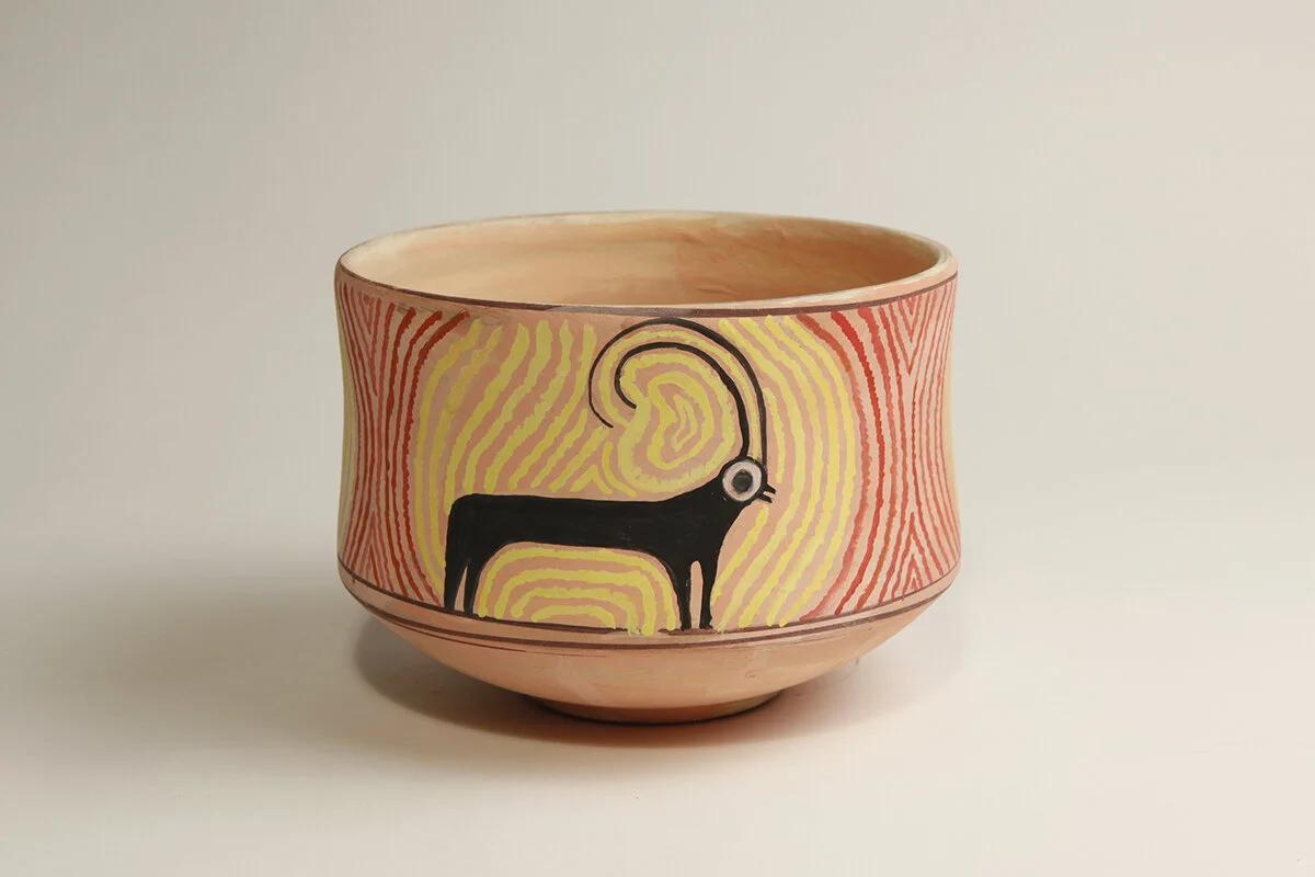 Ibex , were also a dominant decoration on the pottery.