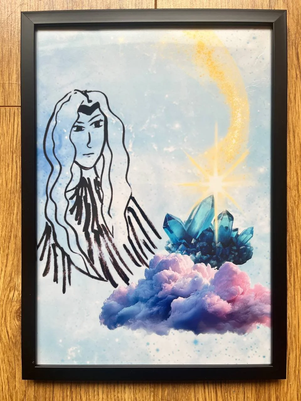 Message from the Stars - A4 Framed & Signed Artwork