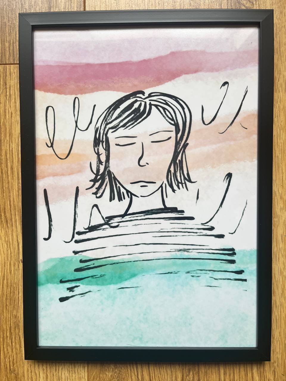 Telepathy - A4 Framed & Signed Artwork