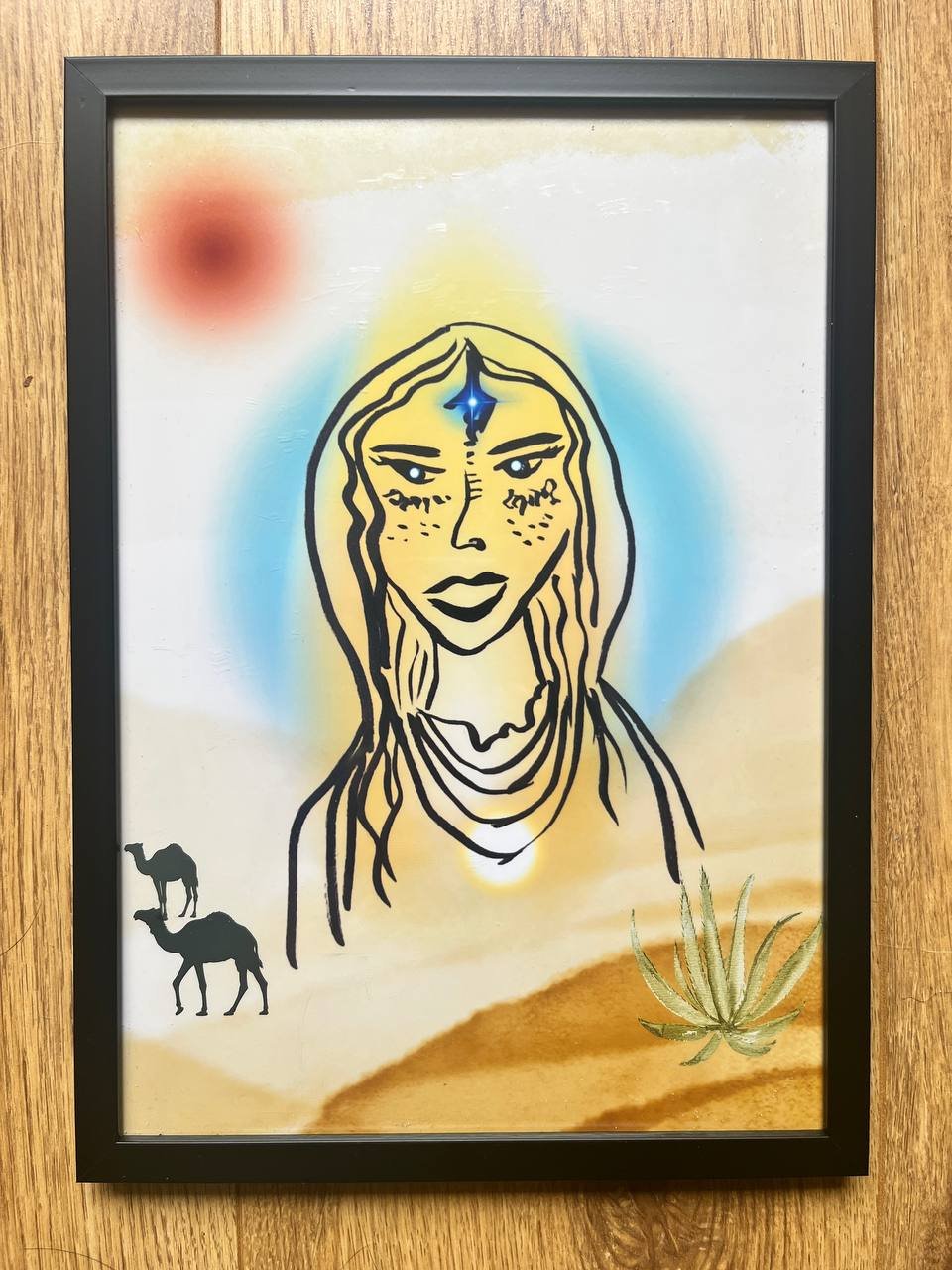Desert Drifter - A4 Framed & Signed Artwork